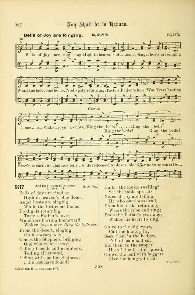 Songs of Pilgrimage: a hymnal for the churches of Christ (2nd ed.) page 308