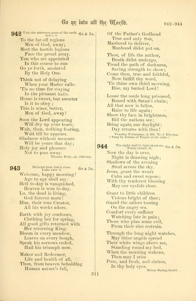 Songs of Pilgrimage: a hymnal for the churches of Christ (2nd ed.) page 311