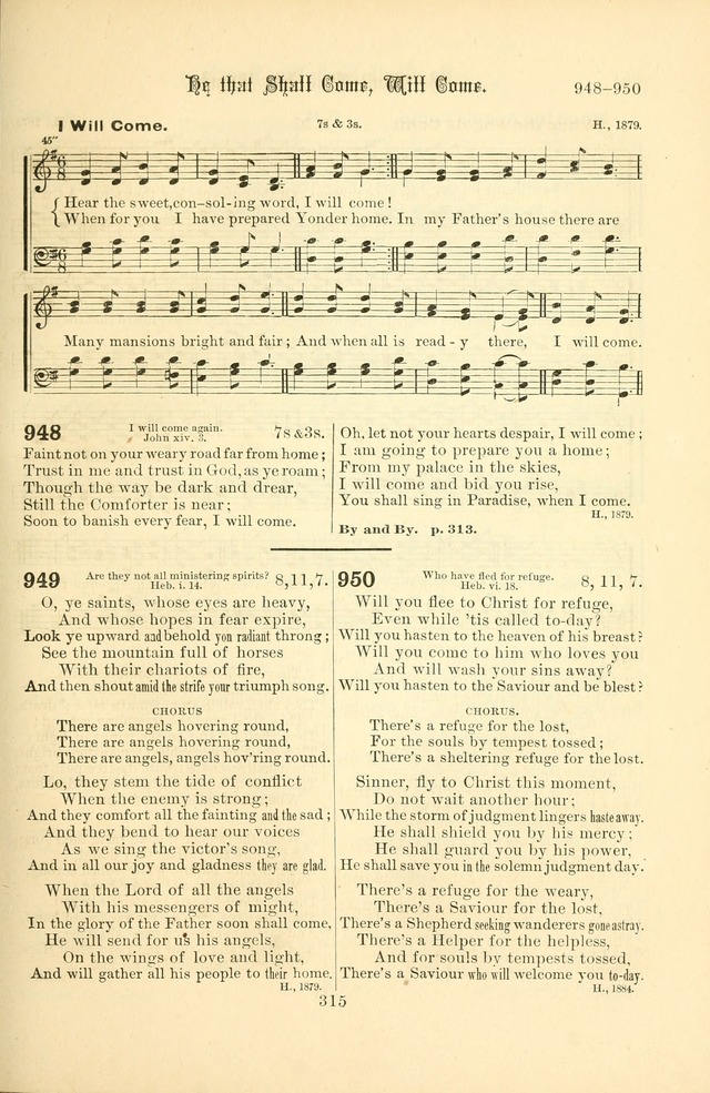 Songs of Pilgrimage: a hymnal for the churches of Christ (2nd ed.) page 315