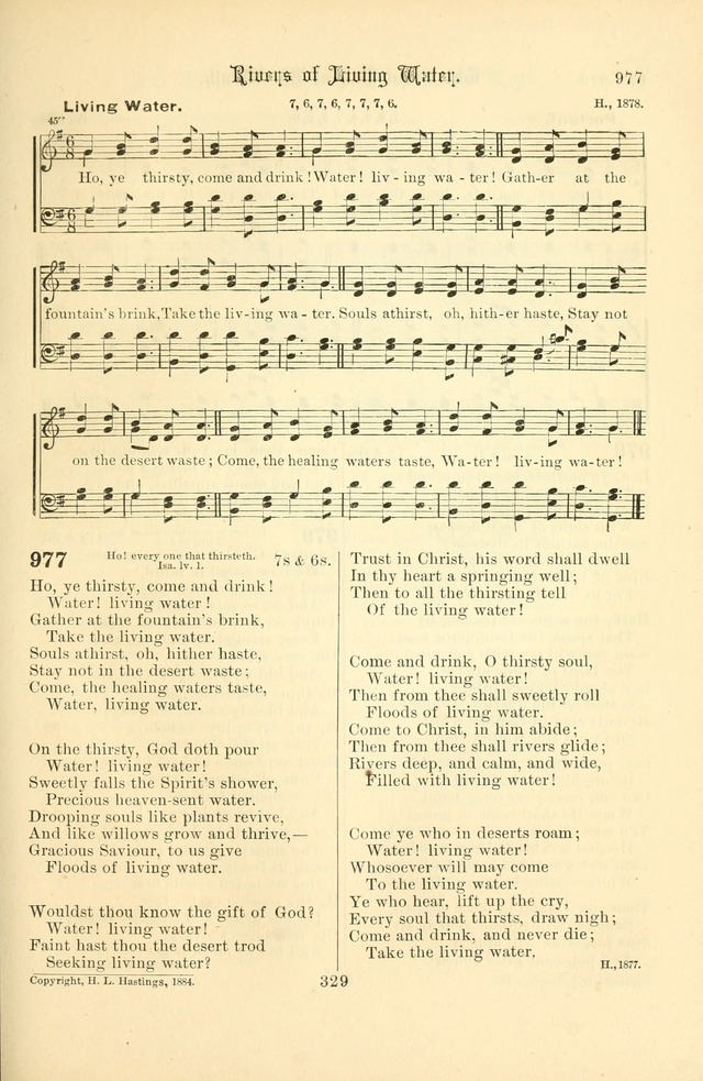 Songs of Pilgrimage: a hymnal for the churches of Christ (2nd ed.) page 329