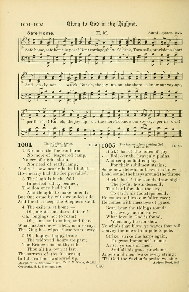 Songs of Pilgrimage: a hymnal for the churches of Christ (2nd ed.) page 340