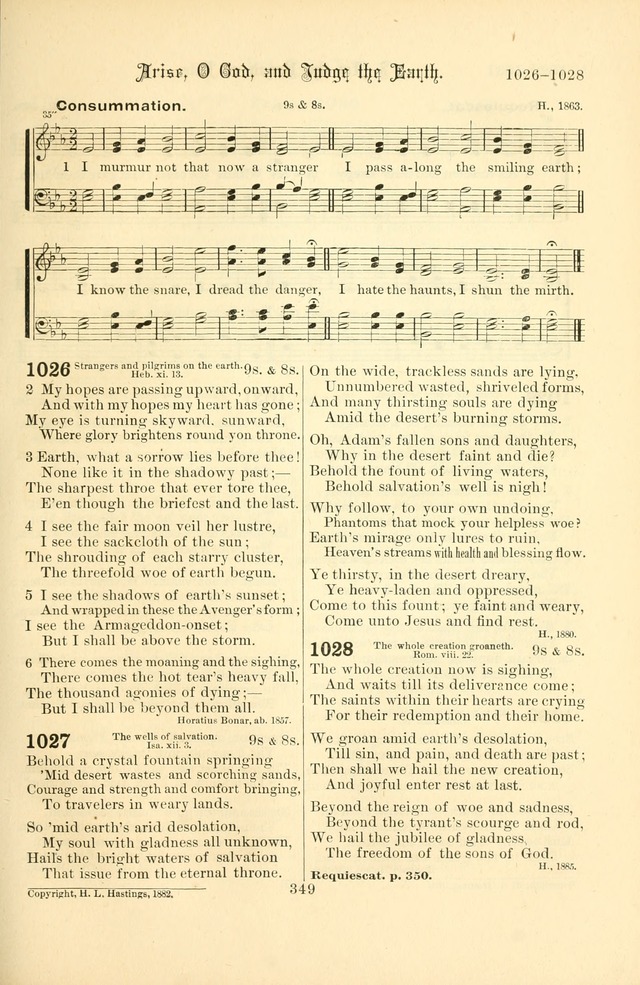 Songs of Pilgrimage: a hymnal for the churches of Christ (2nd ed.) page 349