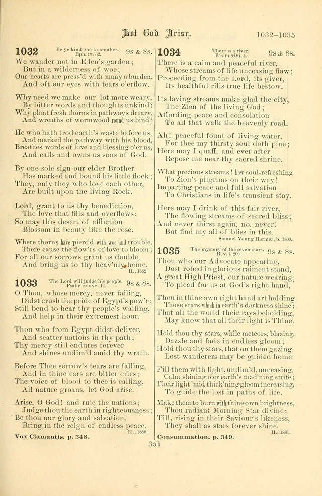 Songs of Pilgrimage: a hymnal for the churches of Christ (2nd ed.) page 351