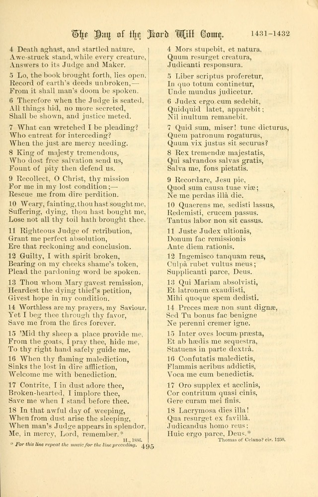 Songs of Pilgrimage: a hymnal for the churches of Christ (2nd ed.) page 495