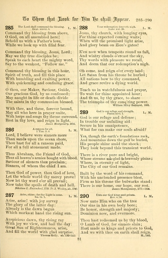 Songs of Pilgrimage: a hymnal for the churches of Christ (2nd ed.) page 81