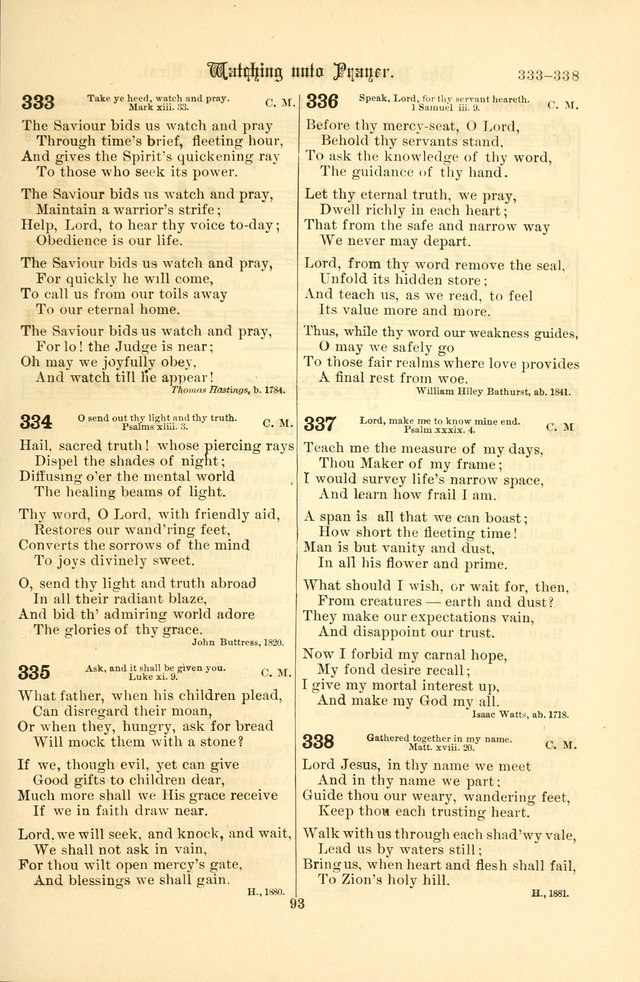 Songs of Pilgrimage: a hymnal for the churches of Christ (2nd ed.) page 93