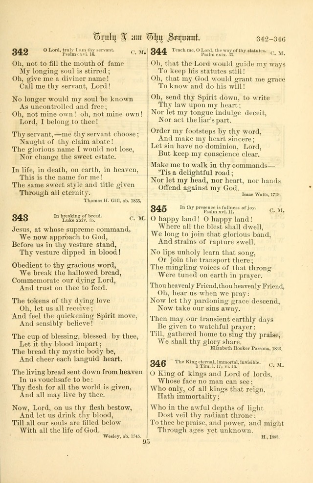 Songs of Pilgrimage: a hymnal for the churches of Christ (2nd ed.) page 95