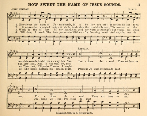 Songs of Promise: for Sunday schools, prayer, praise, and conference meetings page 11