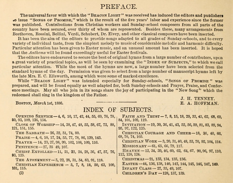 Songs of Promise: for Sunday schools, prayer, praise, and conference meetings page 2