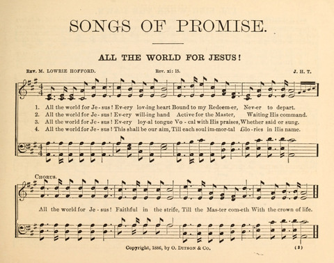 Songs of Promise: for Sunday schools, prayer, praise, and conference meetings page 3