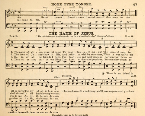 Songs of Promise: for Sunday schools, prayer, praise, and conference meetings page 47