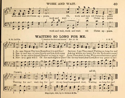 Songs of Promise: for Sunday schools, prayer, praise, and conference meetings page 49