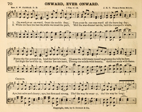 Songs of Promise: for Sunday schools, prayer, praise, and conference meetings page 70