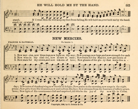 Songs of Promise: for Sunday schools, prayer, praise, and conference meetings page 85