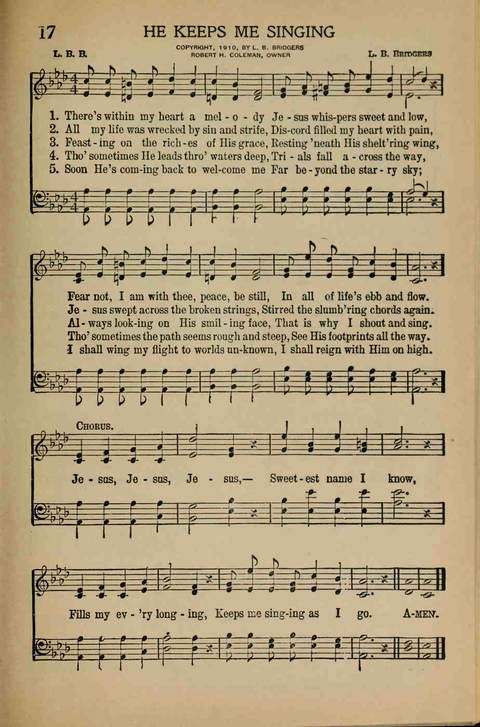 Songs of Praise page 17