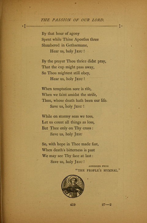 The Spirit of Praise: a collection of hymns old and new page 419