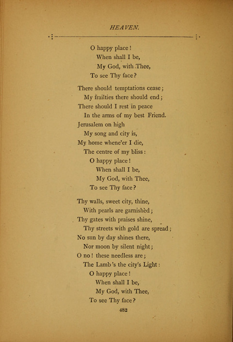 The Spirit of Praise: a collection of hymns old and new page 482