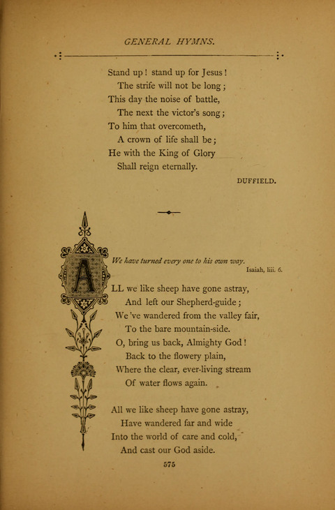 The Spirit of Praise: a collection of hymns old and new page 575