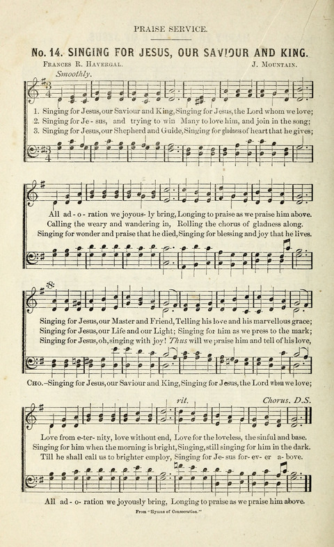 Songs of Praise and Consecration page 14