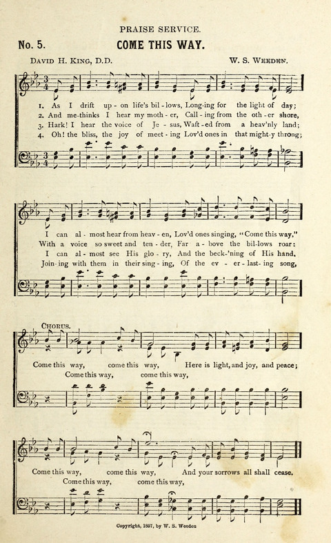 Songs of Praise and Consecration page 5