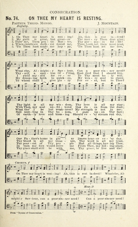 Songs of Praise and Consecration page 63