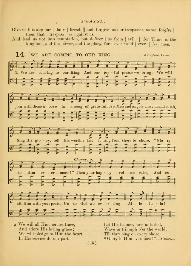 Songs of Praise and Prayer : for the Sunday School and Social Meeting page 10