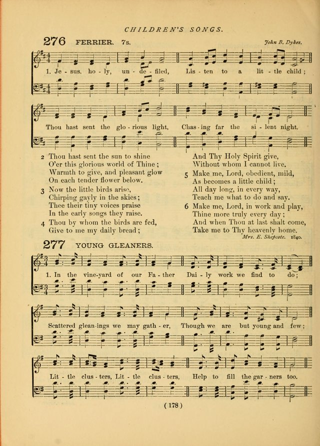 Songs of Praise and Prayer : for the Sunday School and Social Meeting page 173