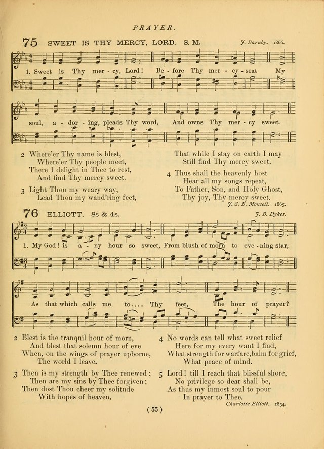 Songs of Praise and Prayer : for the Sunday School and Social Meeting page 50