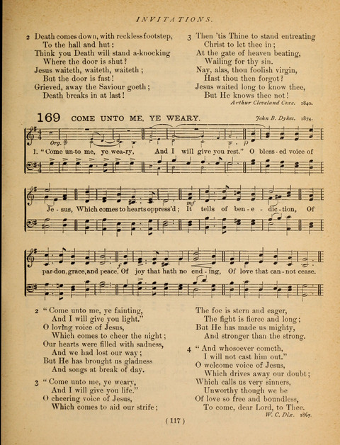 Songs of Praise and Prayer: for the Sunday-school and social meeting page 117