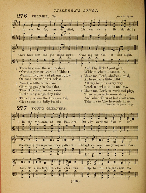 Songs of Praise and Prayer: for the Sunday-school and social meeting page 188