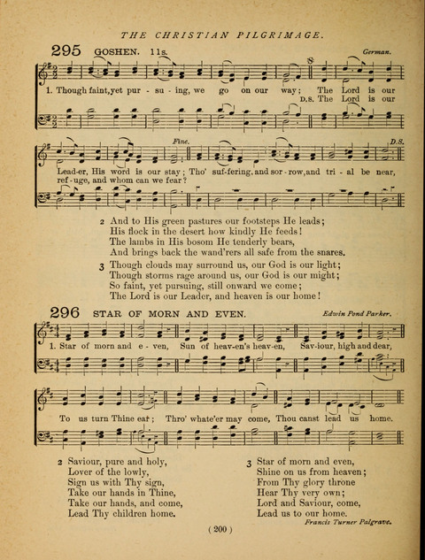 Songs of Praise and Prayer: for the Sunday-school and social meeting page 202