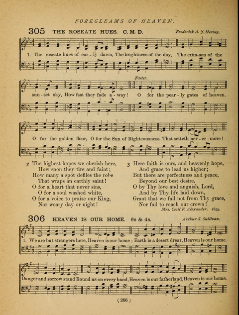 Songs of Praise and Prayer: for the Sunday-school and social meeting page 208