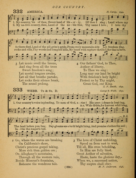 Songs of Praise and Prayer: for the Sunday-school and social meeting page 226