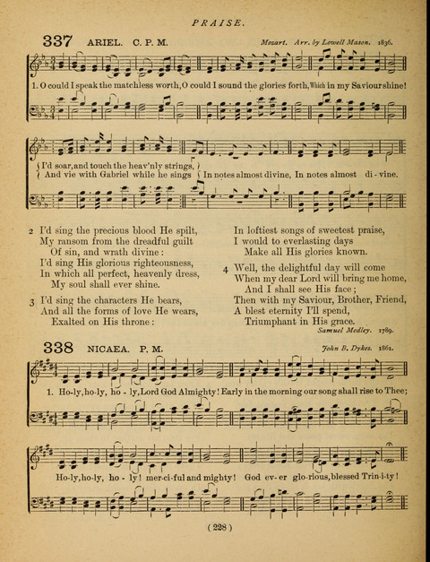 Songs of Praise and Prayer: for the Sunday-school and social meeting page 230