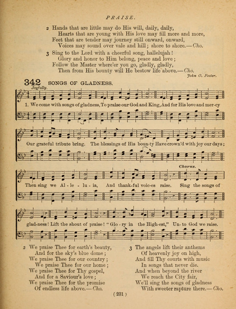 Songs of Praise and Prayer: for the Sunday-school and social meeting page 233