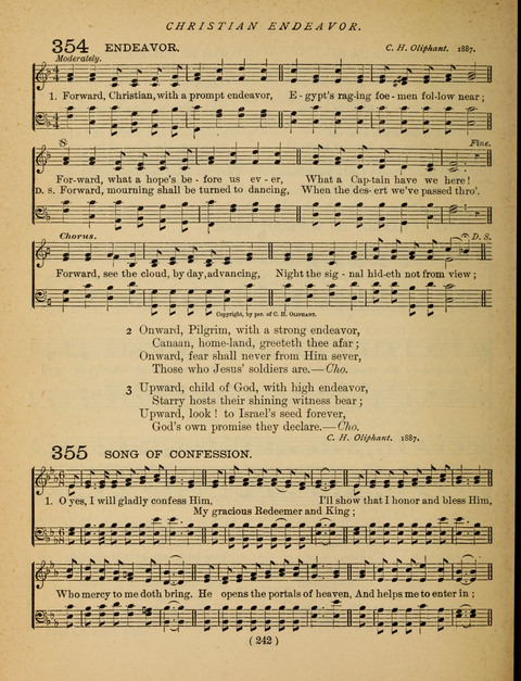 Songs of Praise and Prayer: for the Sunday-school and social meeting page 244