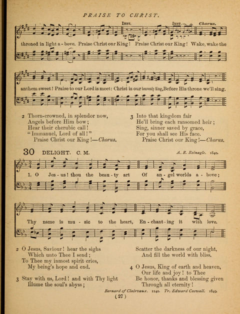 Songs of Praise and Prayer: for the Sunday-school and social meeting page 27