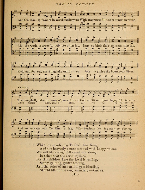 Songs of Praise and Prayer: for the Sunday-school and social meeting page 41