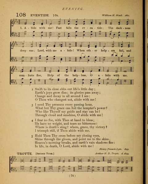 Songs of Praise and Prayer: for the Sunday-school and social meeting page 74