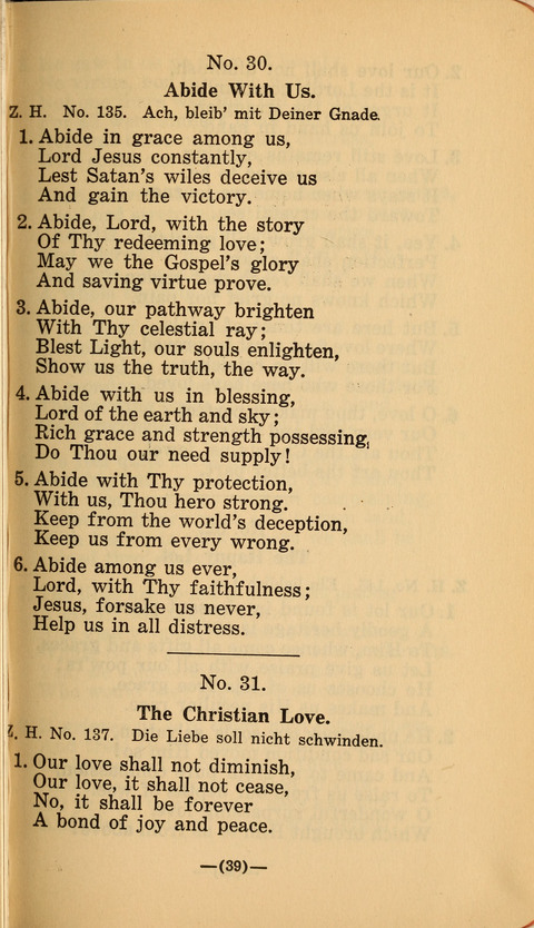 Songs of Prayer and Praise: a Collection of Sacred Songs Translated from the German page 33