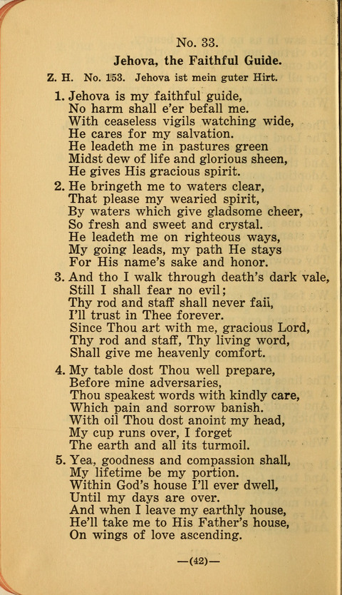 Songs of Prayer and Praise: a Collection of Sacred Songs Translated from the German page 36