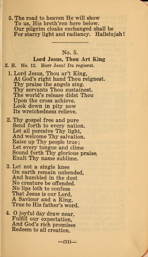 Songs of Prayer and Praise: a Collection of Sacred Songs Translated from the German page 5