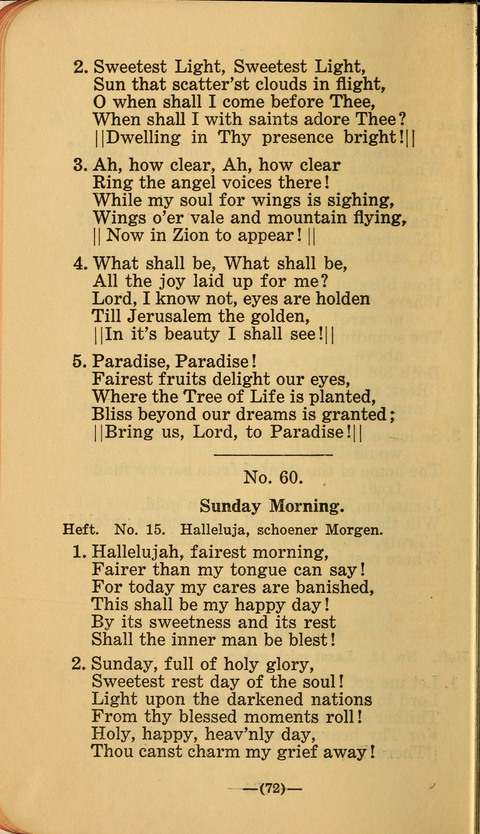 Songs of Prayer and Praise: a Collection of Sacred Songs Translated from the German page 66