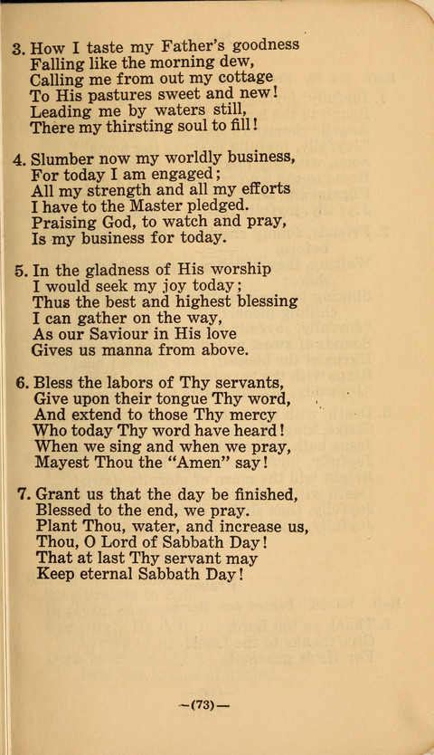 Songs of Prayer and Praise: a Collection of Sacred Songs Translated from the German page 67