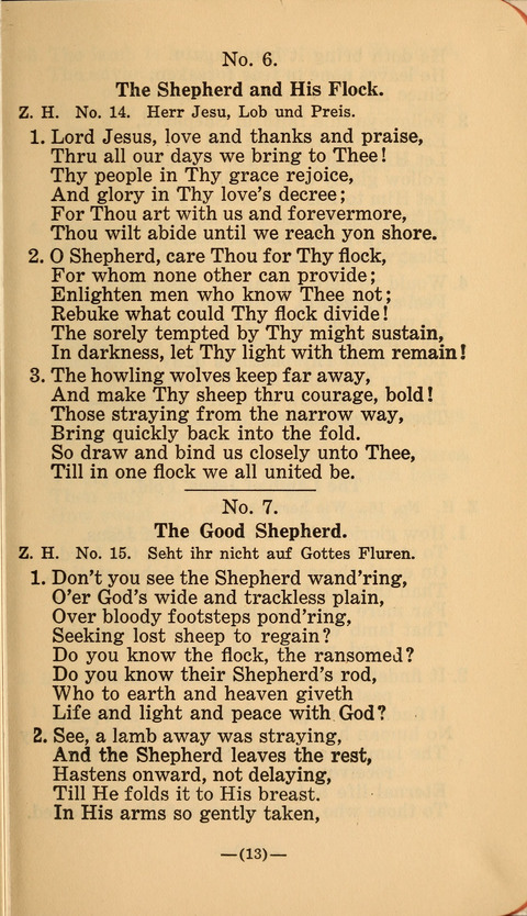 Songs of Prayer and Praise: a Collection of Sacred Songs Translated from the German page 7