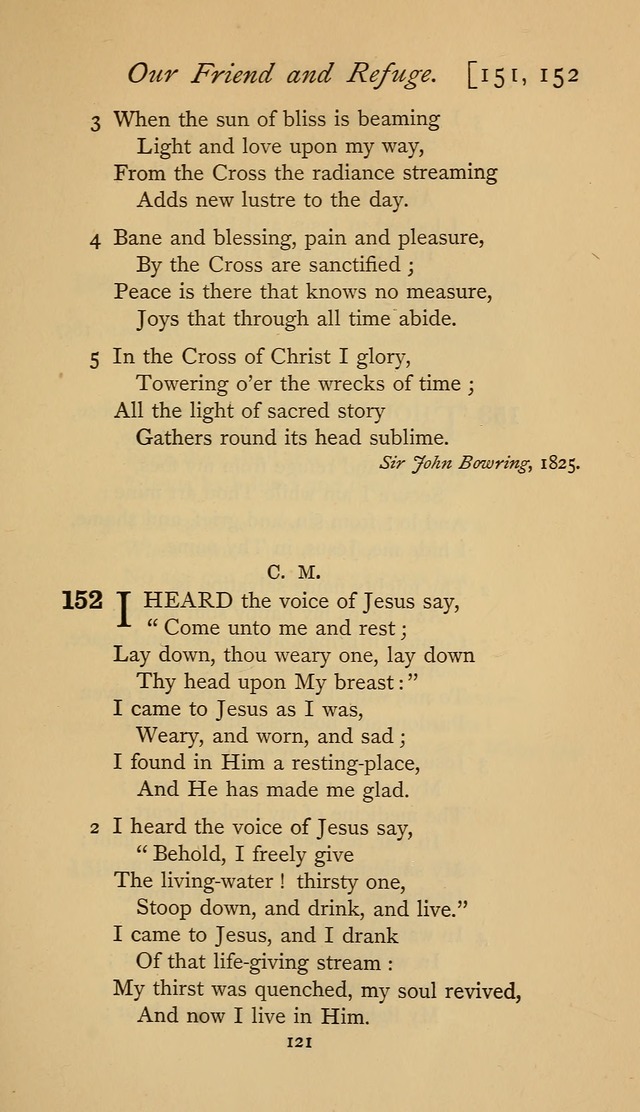 The Sacrifice of Praise. psalms, hymns, and spiritual songs designed for public worship and private devotion, with notes on the origin of hymns. page 121