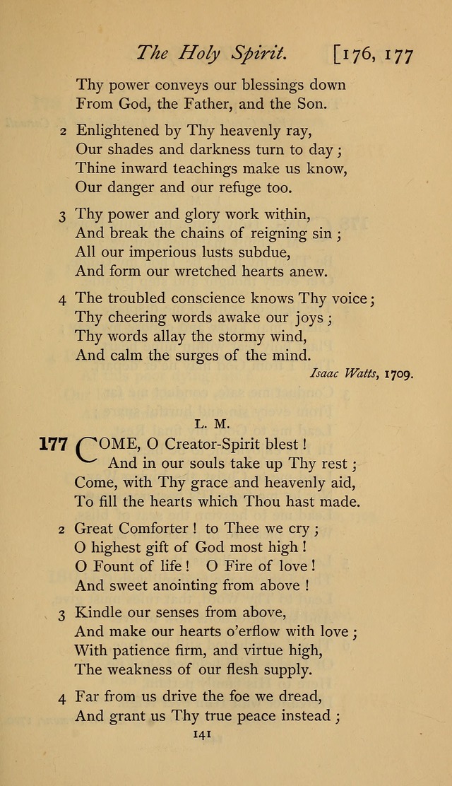 The Sacrifice of Praise. psalms, hymns, and spiritual songs designed for public worship and private devotion, with notes on the origin of hymns. page 141