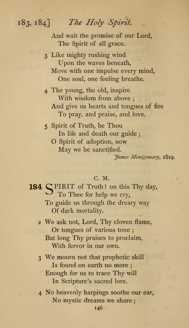 The Sacrifice of Praise. psalms, hymns, and spiritual songs designed for public worship and private devotion, with notes on the origin of hymns. page 146