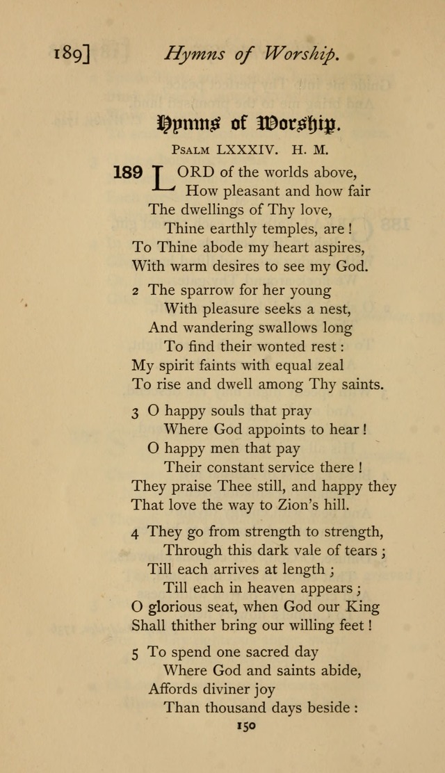 The Sacrifice of Praise. psalms, hymns, and spiritual songs designed for public worship and private devotion, with notes on the origin of hymns. page 150