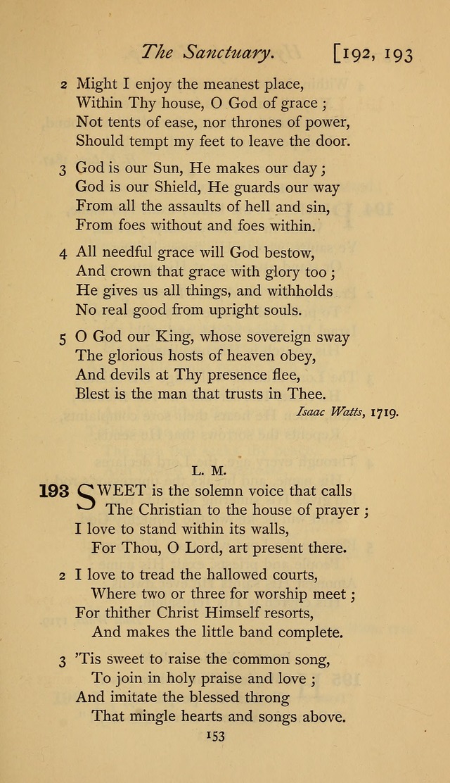 The Sacrifice of Praise. psalms, hymns, and spiritual songs designed for public worship and private devotion, with notes on the origin of hymns. page 153